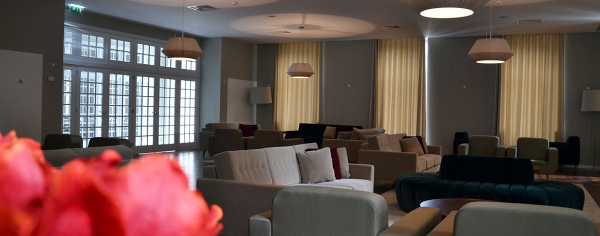 Sala de estar Hotel do Parque en Braga